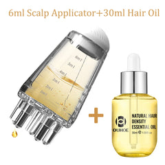 Scalp Applicator Head Massage Comb and 30Ml Hair Essential Oil Hair Growth Products Medicine Liquid Applicator Massager Brush
