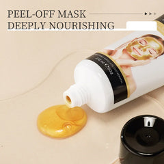 24K Gold Snail Collagen Peel off Mask Reduce Blackheads Deep Cleaning Oil-Control Shrink Pores Hydrating Smooth Face Skin Care