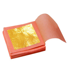 10Pcs Gold Foil Mask Sheet anti Aging Luxury Facial Gold Sheets Whitening Brightening Deep Moisturizing Anti-Wrinkle Face Mask