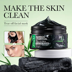 100G Bamboo Charcoal Peel-Off Mask Blackheads Remover Bamboo Charcoal Peel Cleansing Mask Face Care Smoothing Face Mask Skincare