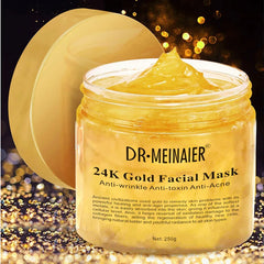 250G 24K Gold Collagen Repairing Sleep Facial Mask Moisturizing and Shrinking Pore anti Aging Anti-Acne Smearing Facial Mask