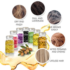 Mix Hair Vitamin Capsule 30Pcs/Bottle Keratin Repair Damaged Hair Complex Oil Moroccan Anti-Hair Loss Products Hair Care
