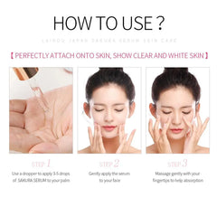 3Pcs 1Ml Serum Japan Essence Moisturizing Hyaluronic Acid Pure Brighten Skin Tone Face Serum Care Skin