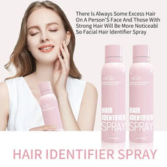 Facial Hair Removal Set with Hair Identifier Spray and Facial Care Tools
