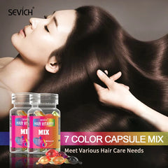 Mix Hair Vitamin Capsule 30Pcs/Bottle Keratin Repair Damaged Hair Complex Oil Moroccan Anti-Hair Loss Products Hair Care