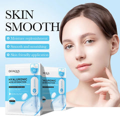 10Pcs  Hyaluronic Acid Face Mask Skincare Moisturizing Hydrating Firming Facial Masks Face Sheet Mask Skin Care
