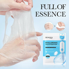 10Pcs  Hyaluronic Acid Face Mask Skincare Moisturizing Hydrating Firming Facial Masks Face Sheet Mask Skin Care