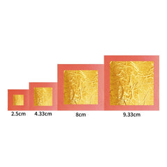 10Pcs Gold Foil Mask Sheet anti Aging Luxury Facial Gold Sheets Whitening Brightening Deep Moisturizing Anti-Wrinkle Face Mask