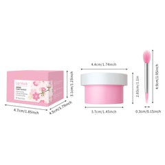 15G﻿ Cherry Blossom Lip Serum Mask Peeling Repair Makeup Moisturizing Lip Balm Nourishing Cosmetics Moisturizing Beauty Care