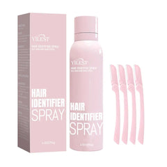 Facial Hair Removal Set with Hair Identifier Spray and Facial Care Tools