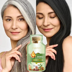 Natural Plant Herbal Hair Dye Shampoo 5 Minutes Change Hair Color Non-Irritating Repairs Gray White Hair Care Products Women Men