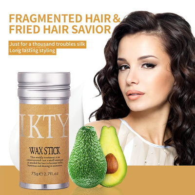 75g Strong Hold Hair Wax Stick For Hair Styling Wig Knots Healer Gel Stick Thin Baby Hair Perfect Line