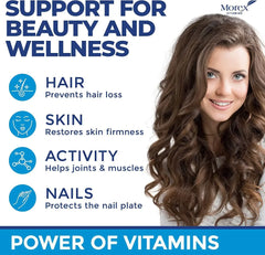 Bottle of Biotin for Gentle Hair, Vitamin, Gum, Candy, Mainaf, Brcorbody, Improves Skin, Hair, Nail Health, 1 Piece