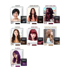 Long-Lasting Gray/Black Hair Dye Shampoo for Men and Women - 500ml