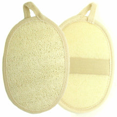Natural Loofah Body Shower Scrubber 3pc Set Soft Exfoliating Sponge Bath Brush with Hook Towels Ideal Merchandise for Bathrooms