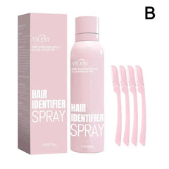 Facial Hair Removal Set with Hair Identifier Spray and Facial Care Tools