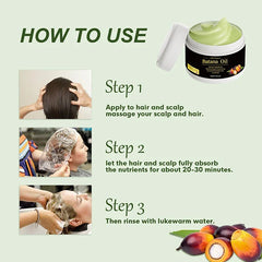 100% Raw Batana Oil for Hair Growth Organic Batana Oil Moisturize and Repair Hair Eliminates Split Ends for Men & Women