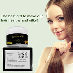 100% Raw Batana Oil for Hair Growth Organic Batana Oil Moisturize and Repair Hair Eliminates Split Ends for Men & Women