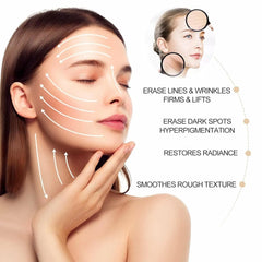 Vitamin C Collagen Hyaluronic Acid Anti-Aging Facial Essence Firming Moisturizing Brightening Reducing Wrinkles Fine Lines Acne